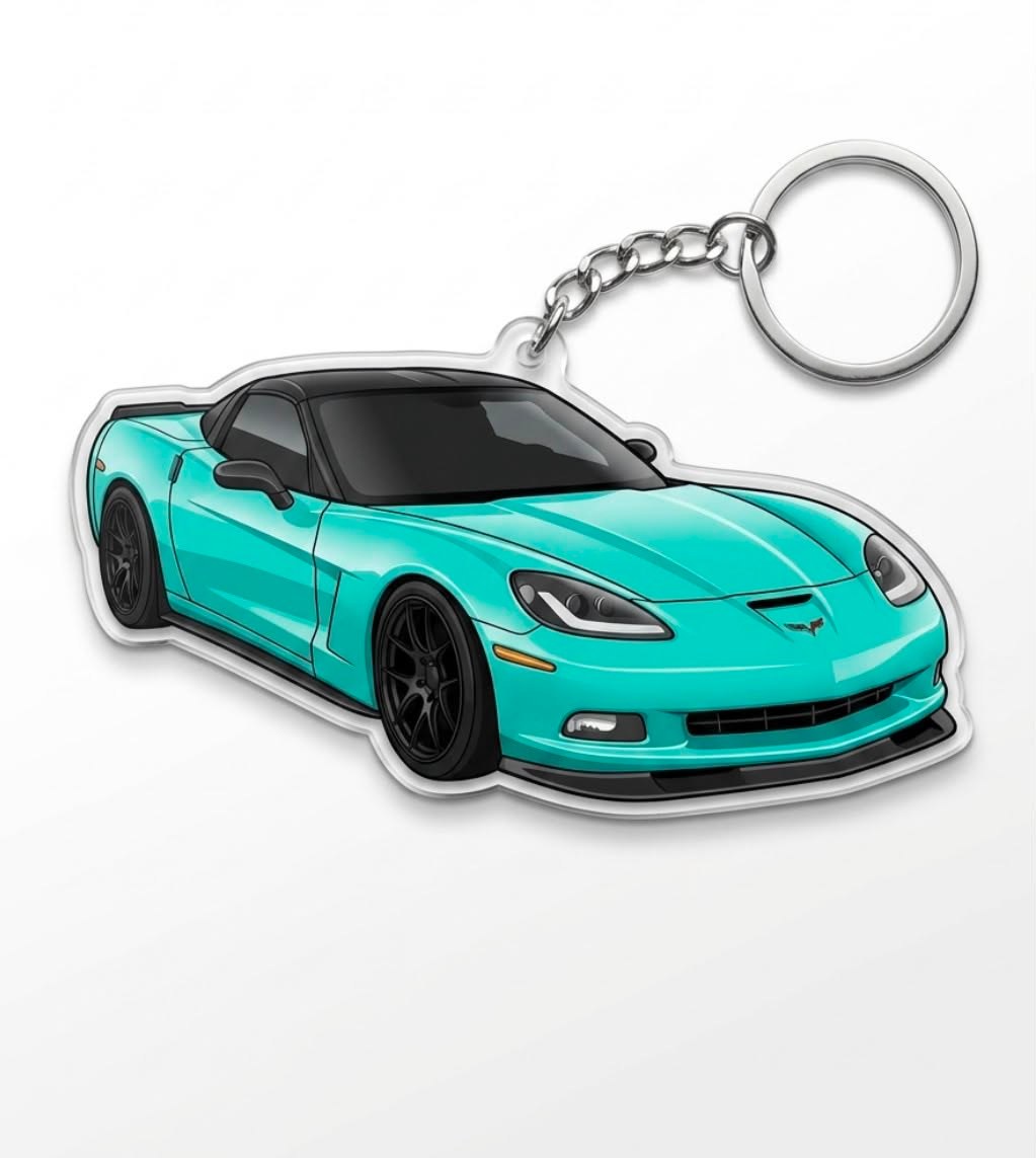 Custom Photo Car Keychain Personalized Acrylic Vehicle Silhouette Keyring Design Your Own Personalized Keychain Gift for Him - 