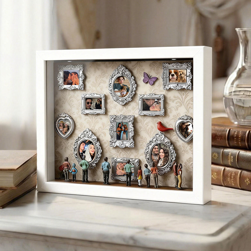 Museum of Us Frame Personalized Couples Gift for Her Cute Miniature Museum Gifts Meaningful Gift Valentine's Day Anniversary Gift - 
