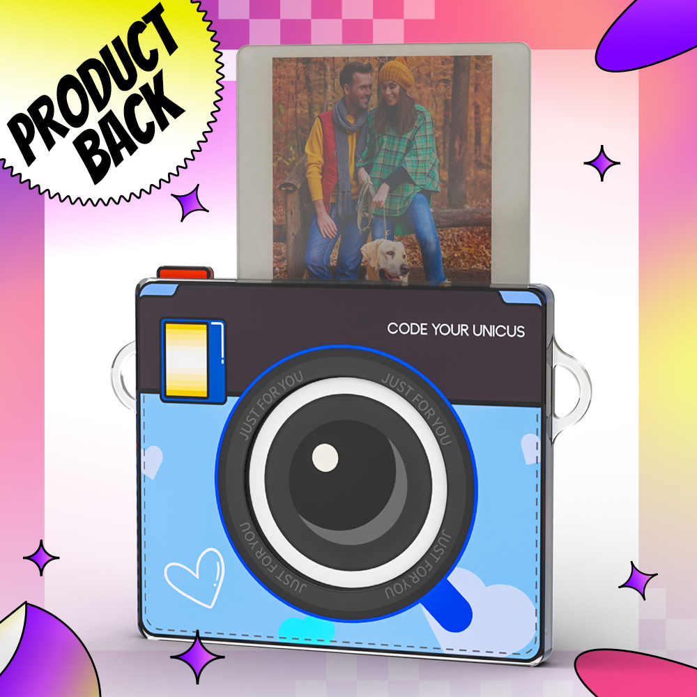 Custom Brick Figure Fridge Magnets Polaroid Style Gift Fridge Magnet Gift For Girlfriend Boyfriend - 