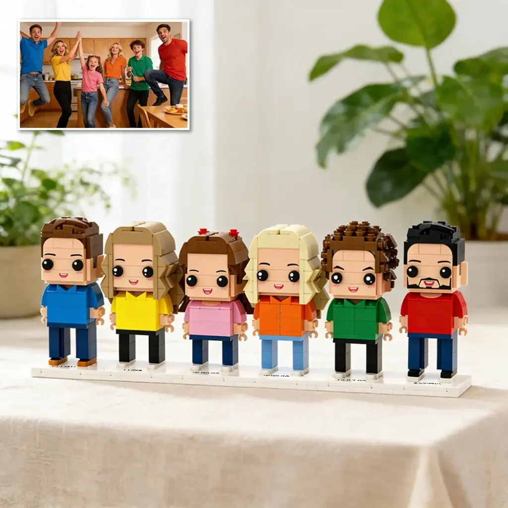 Customizable Fully Body  Custom Brick Figures Small Particle Block Toy Brick Me Gifts - 
