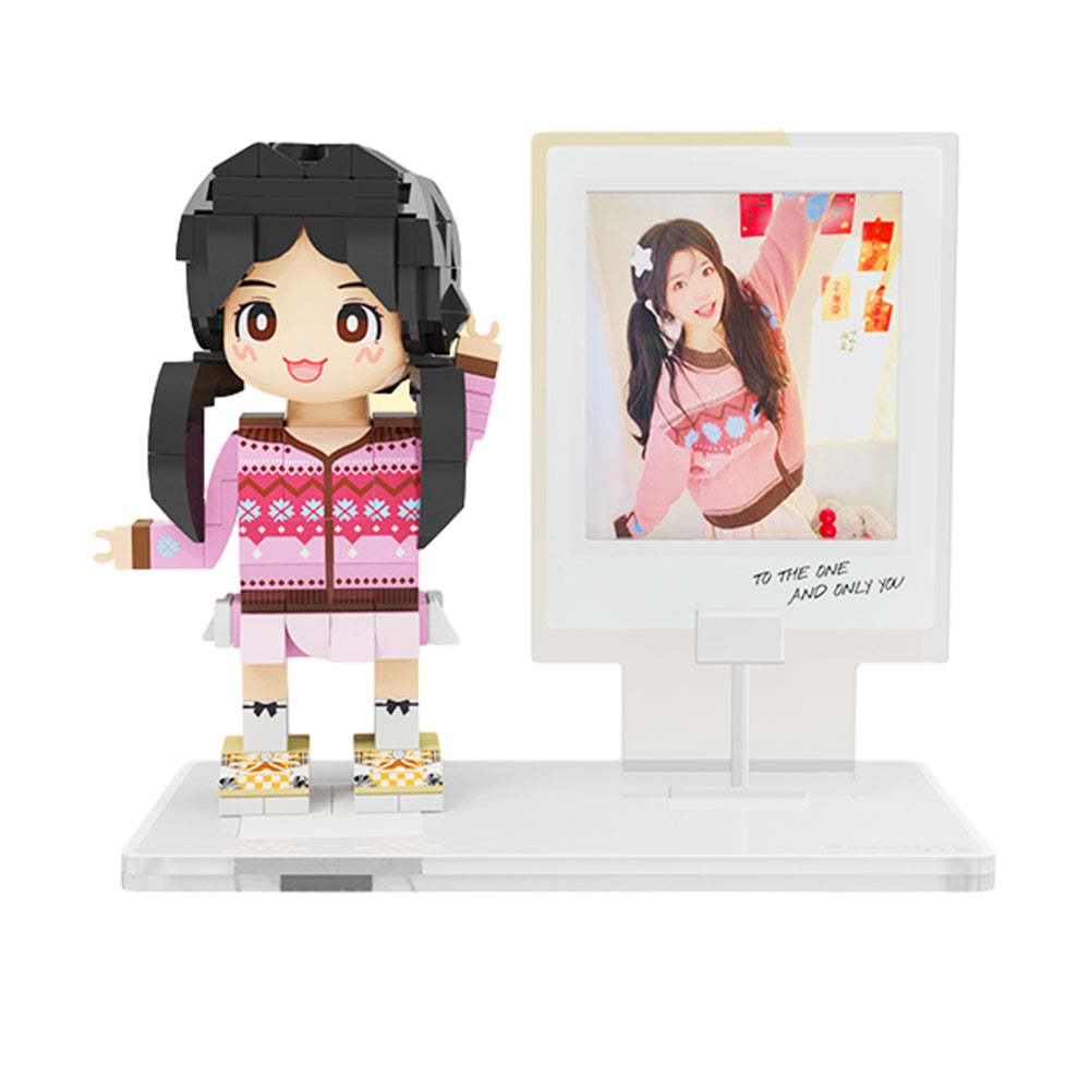 Surprise Gifts: Customized single-person Duddu Brick Figures photo models, customized couple photo models, DIY wedding and Valentine's Day gifts, and figure ornaments. - minebrickuk