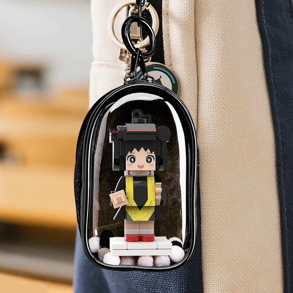 Custom Mini Brick Figures Full Body Customizable 1 Person Gift For Her Graduation Gift - 