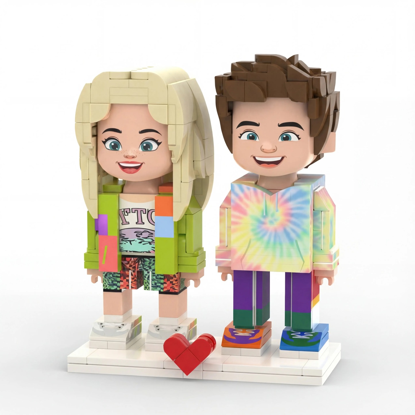 Personalized Anniversary Gift & Custom Couple 3D Photo - 
