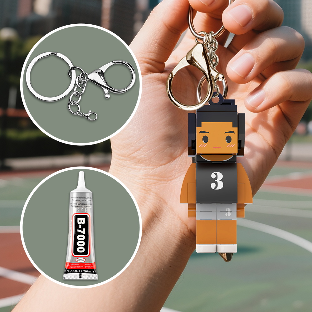 Full Body Customizable 1 Person Custom Mini Brick Figures Small Particle Block Toy for Kids - 