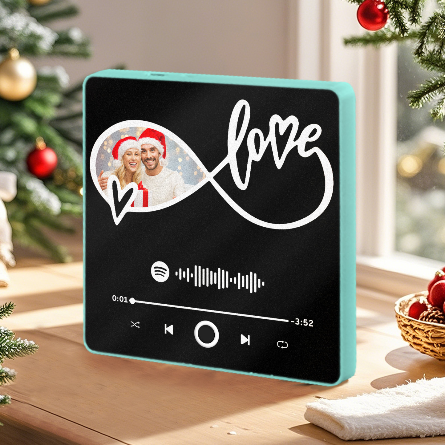 Personalized Music Fridge Magnet Customized Album Fridge Magnet Can Play Songs Christmas Gift