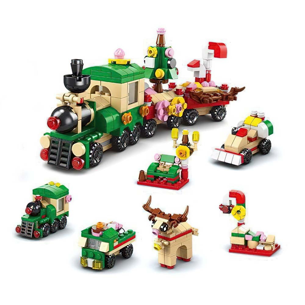 Santa Brick Figures Surprise Blind Box 24 Calendar Countdown Gift Box Nutcracker Brick Figures Blind Box - minebrickuk