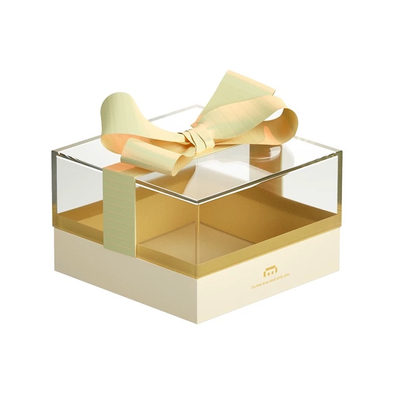 (No Brick Figures) Exclusive transparent acrylic gift box