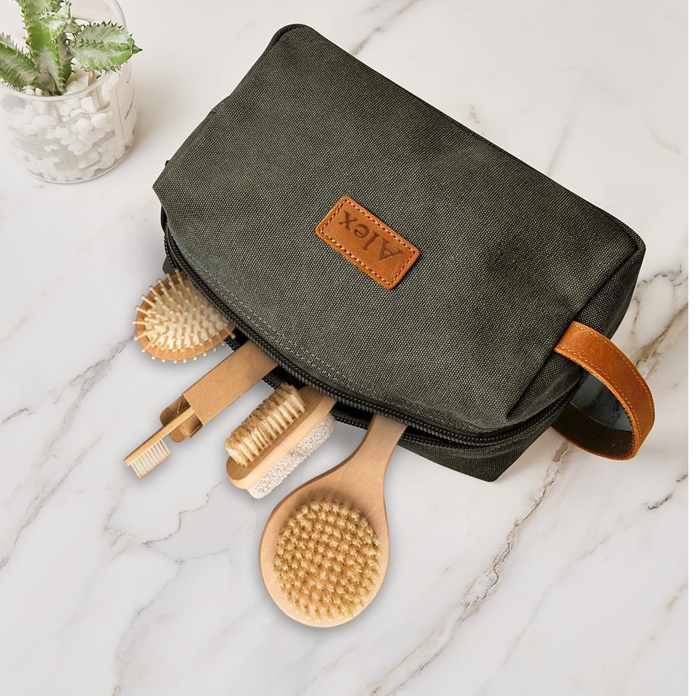 custom dopp kit toiletry bag for men personalized travel toiletry organizer