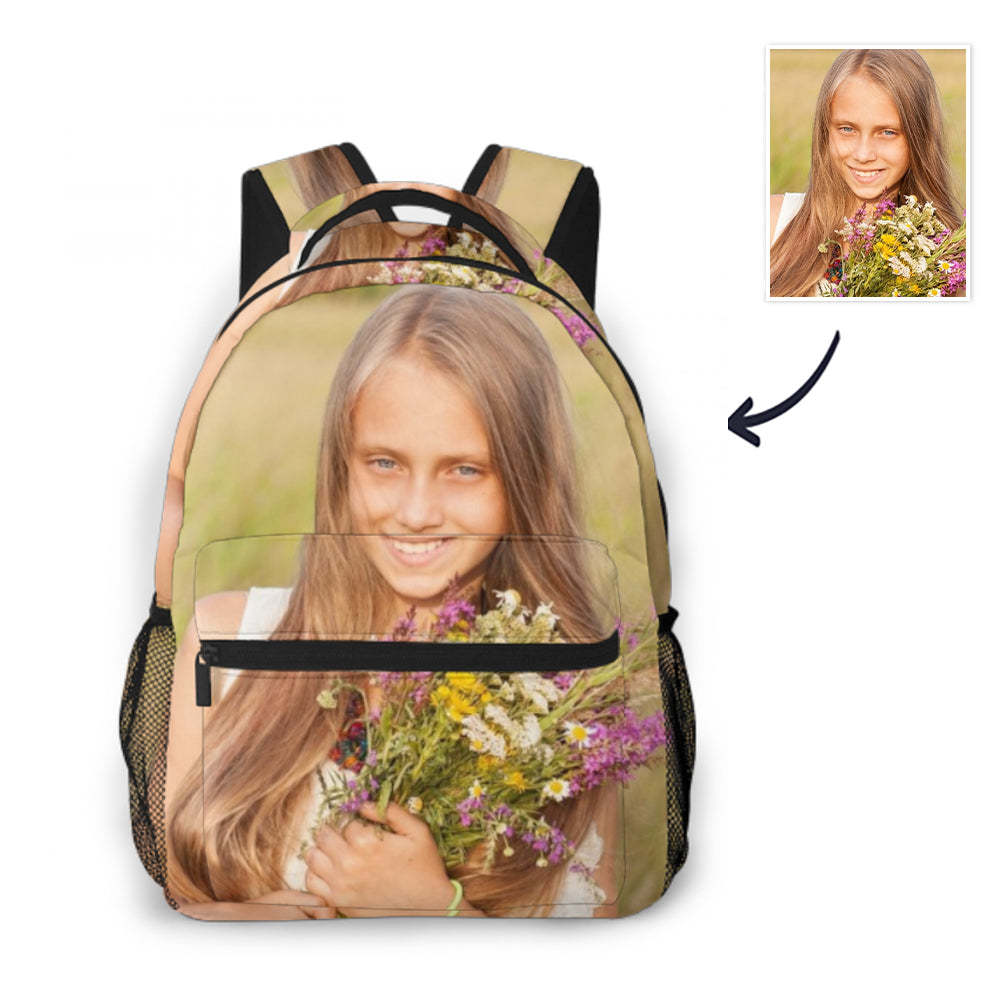 fathers day gift custom all print photo backpack personalized photo backpack