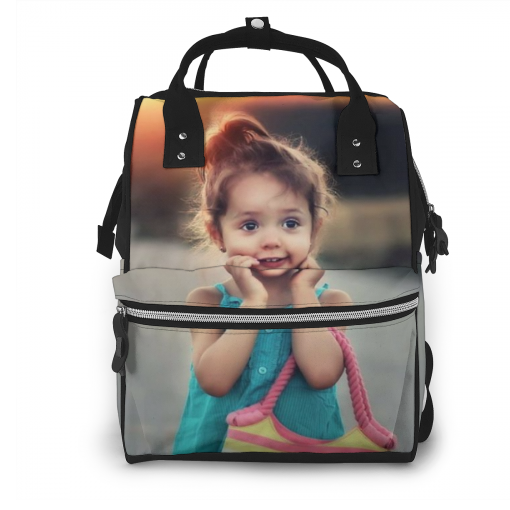 personalized photo mummy backpack