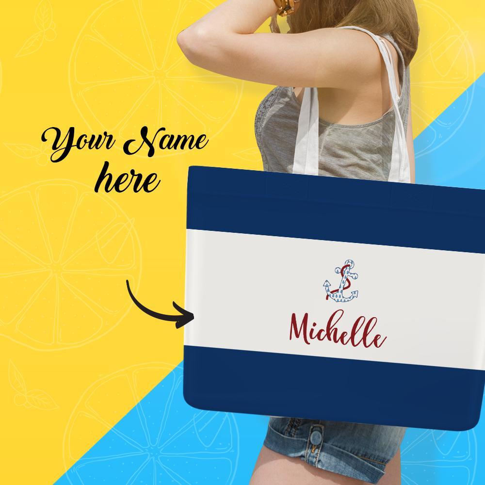 custom beach bag