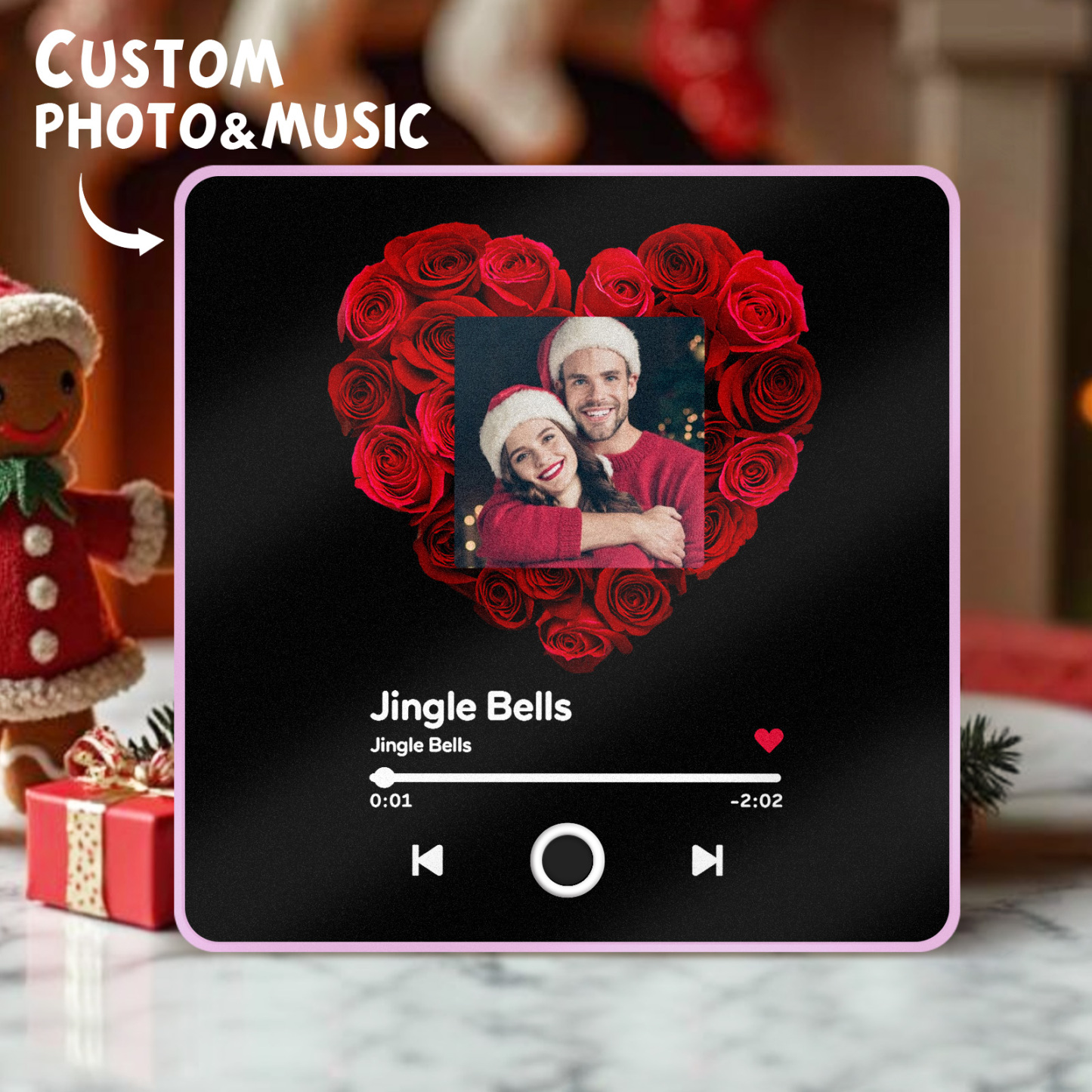 Personalized Photo Album Fridge Magnet Music Wall Photo Sticker Music Movement That Can Be Played Without Cell Phone Music Fridge Magnet Pro Can Play Songs