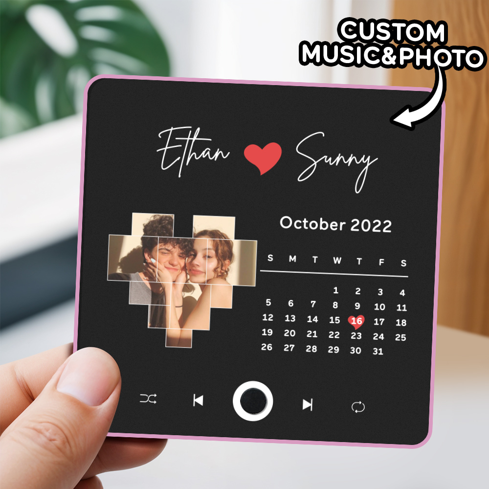 Personalized Photo Album Fridge Magnet Music Wall Photo Sticker Music Movement That Can Be Played Without Cell Phone Music Fridge Magnet Pro - Get Photo Blanket