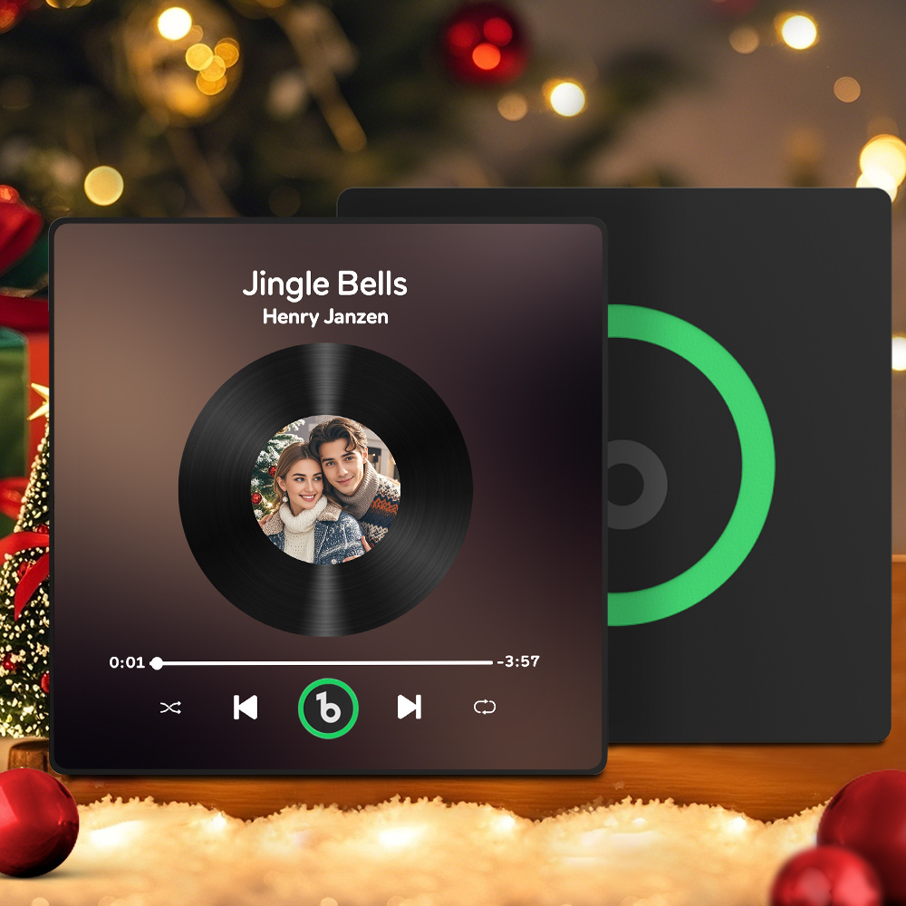 New 4.0 Upgrade Custom Music Fridge Magnet Colorful Album Fridge Magnet FridgeBeats Pro Supports Bluetooth Connectivity Gifts for Christmas