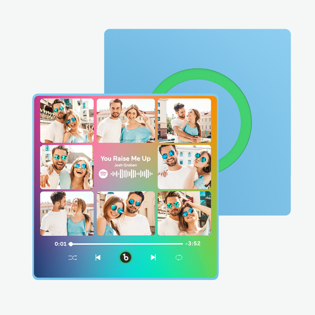 Custom Music Fridge Magnet New Upgrade Colorful Album Fridge Magnet Gift for Couple Valentine's Day Gifts