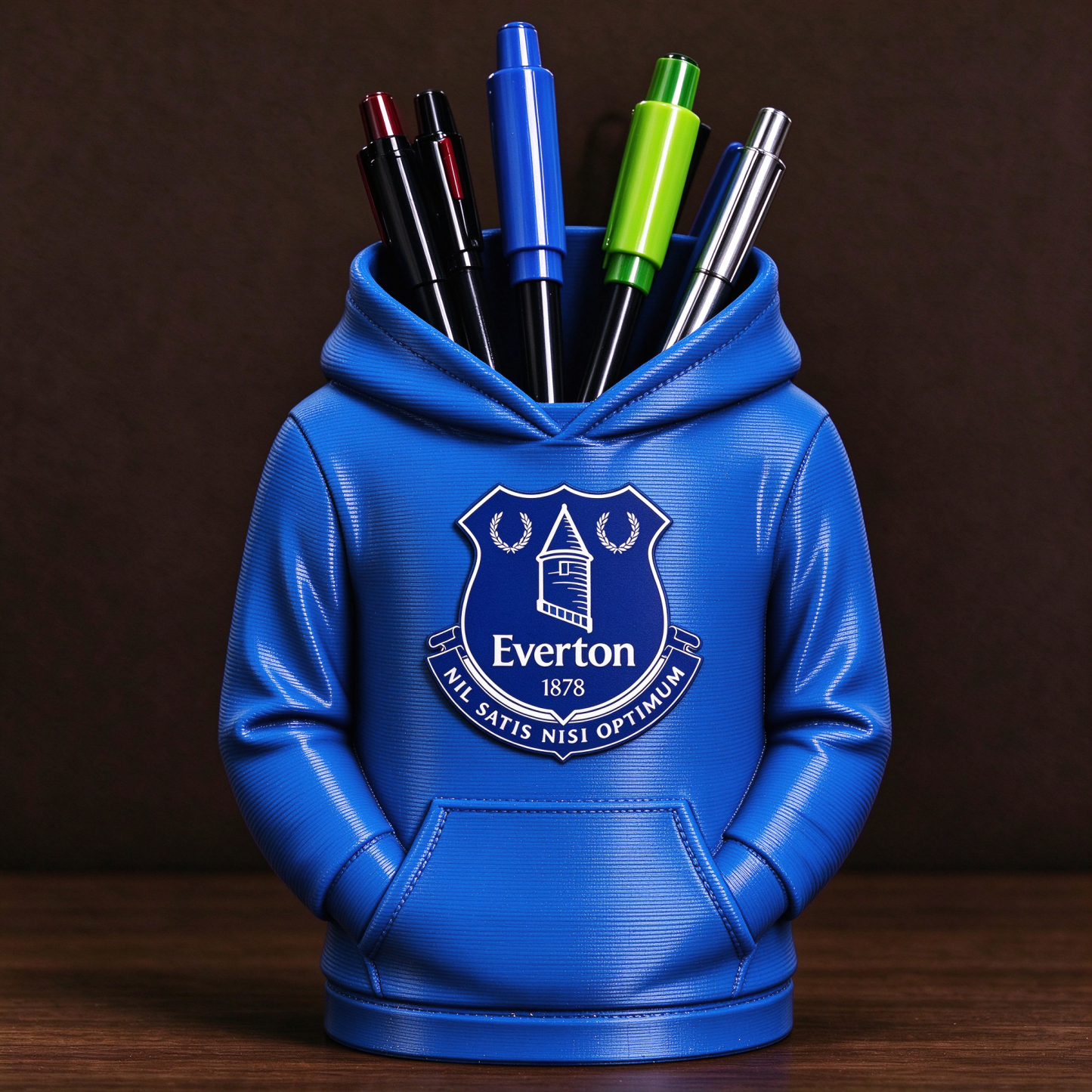 UK Football Hoodie Pen Holder 3D Printed Desk Organizer Soccer Fan Gift - 