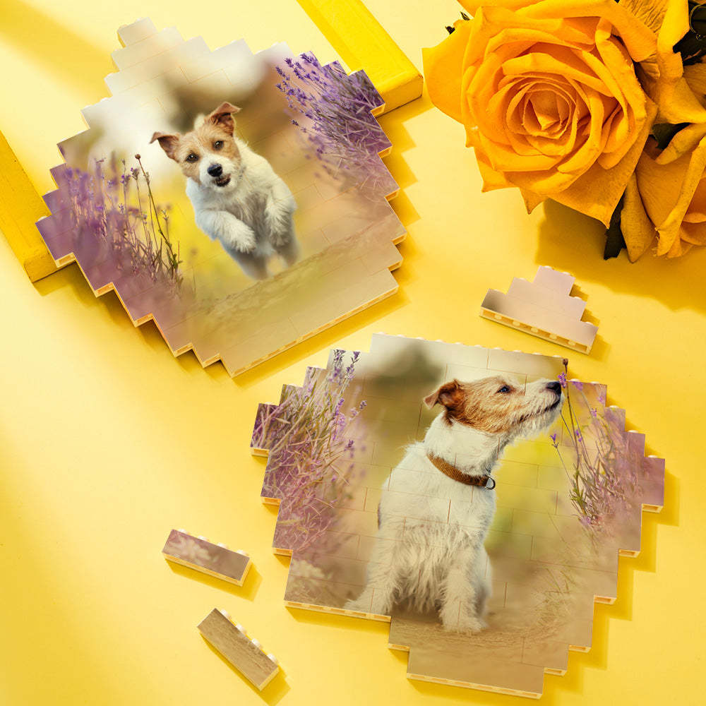 Custom Photo Block Building Bricks Pentagon Shape - 