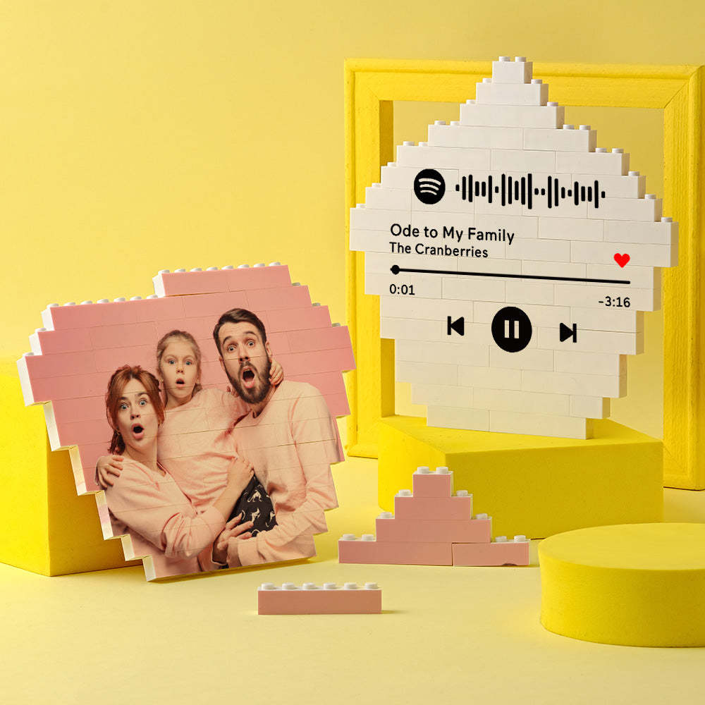 Custom Photo Block Building Bricks Pentagon Shape - 