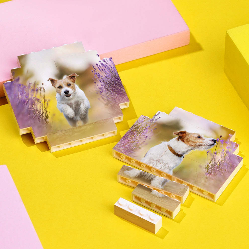 Custom Photo Building Bricks Personalised Block Octagon Shape - 