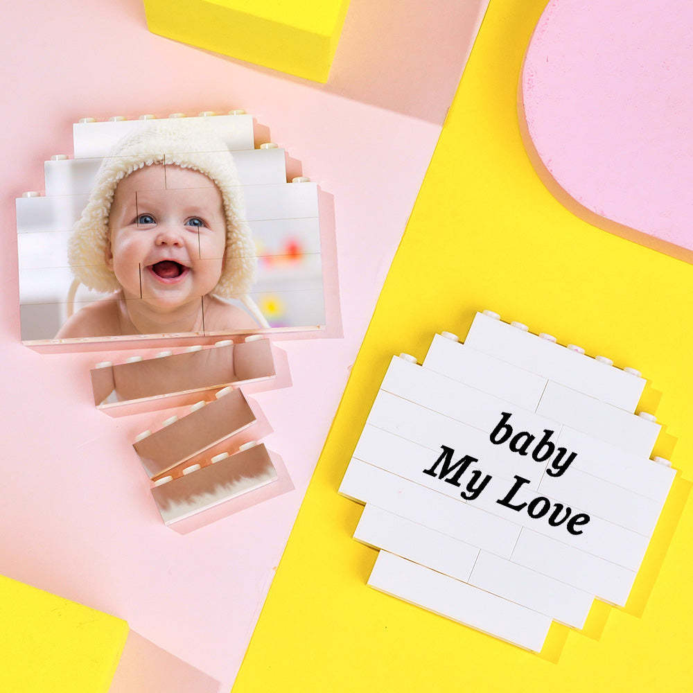 Custom Photo Building Bricks Personalised Block Octagon Shape - 