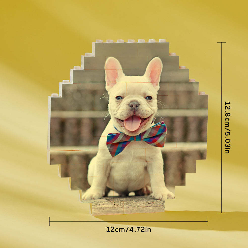 Custom Photo Building Bricks Personalised Block Octagon Shape - 