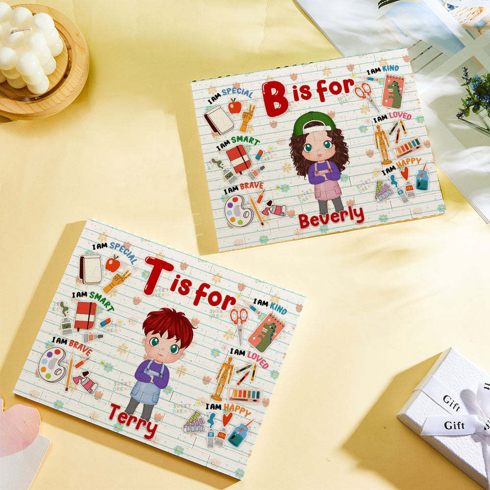 Personalized Horizontal Building Brick My Dream Job Block Birthday Gift For Kids - 