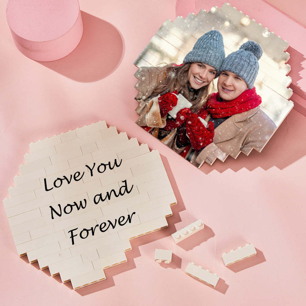 Custom Photo Building Bricks Personalised Block Octagon Shape - 