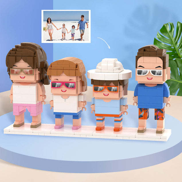 Full Body Custom Brick Figures Small Particle Block Toy Brick Me Gifts - 