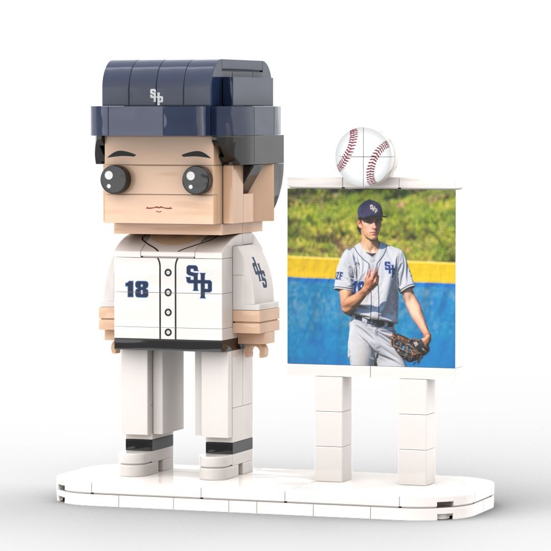 Basketball players Gift Customizable 1 Person Gift Full Body Custom Brick Figures - 