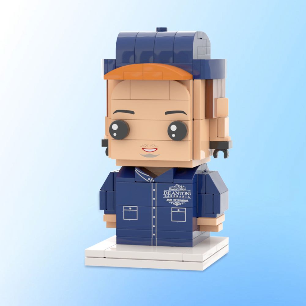 Personalized Brick Figures Perfect Employment Gift For Him/Her - 