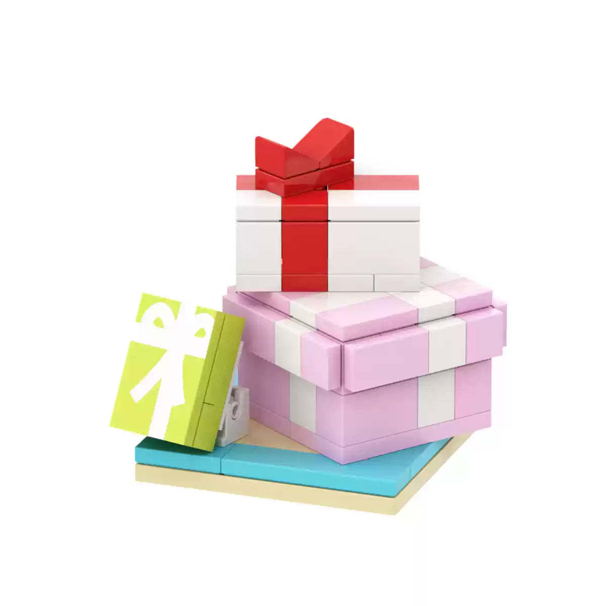 White Gift Box Accessories - minebrickuk