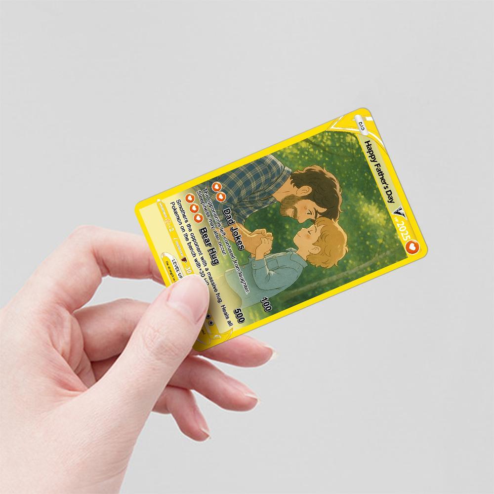 Custom Anime Monster Card, Gift for Her, Personalized Anime Monster Card - 