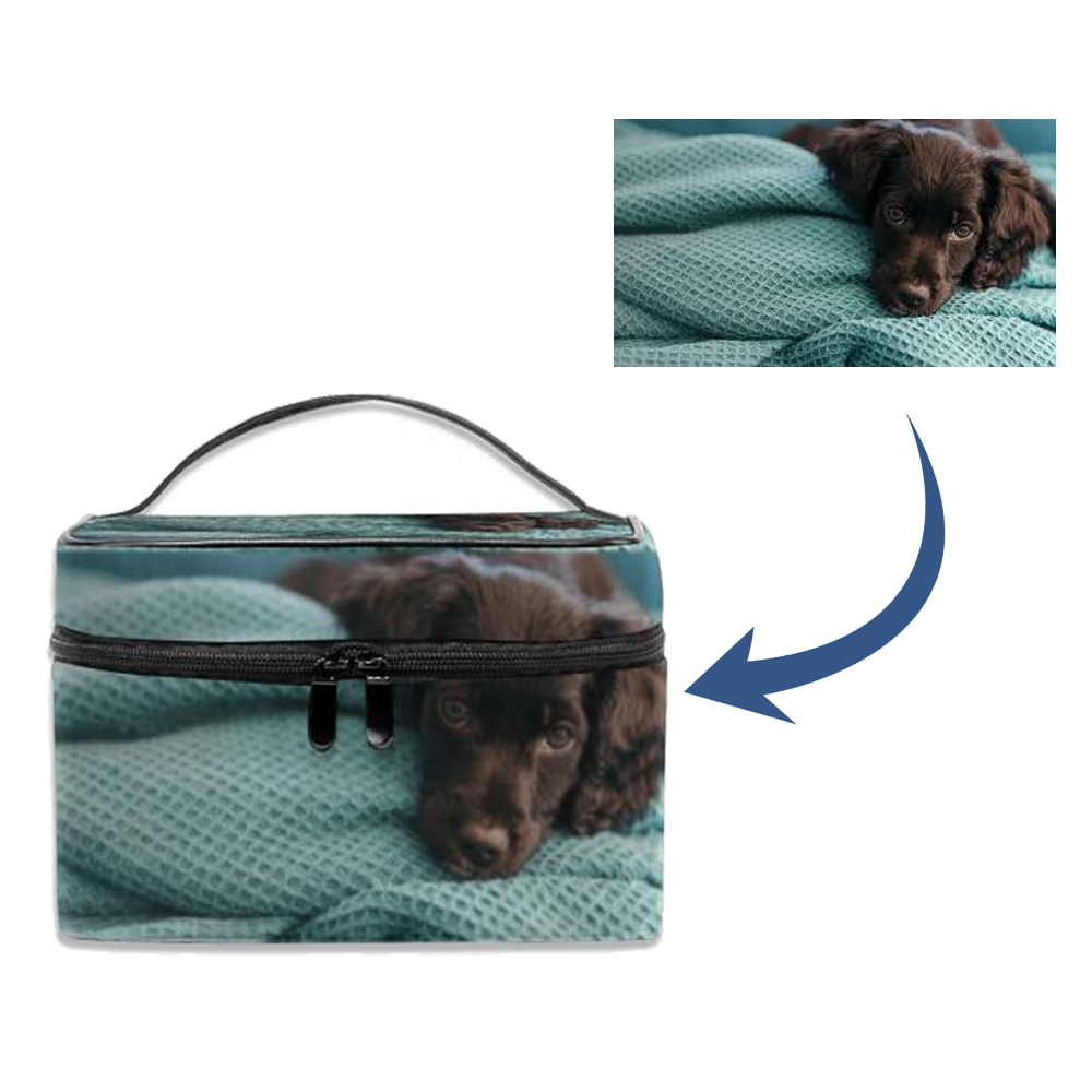 personalized storage bag photo cosmetic bag