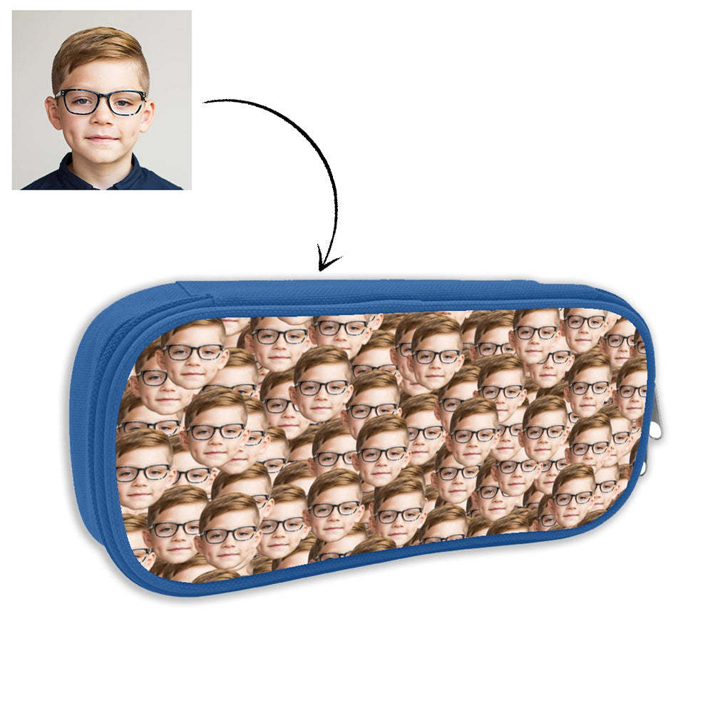 personalized mash face photo makeup bag pencil bag