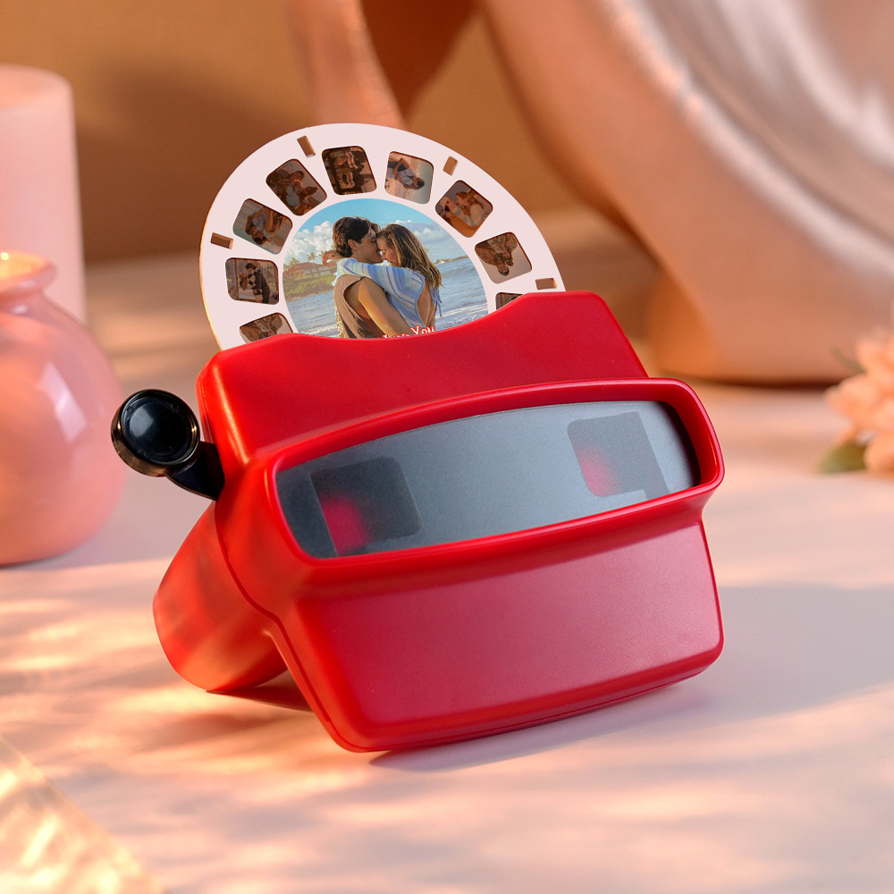 Custom 3D Viewfinder and Reel – Personalized Gifts Text and Photo Viewer with Your Own Photos - 
