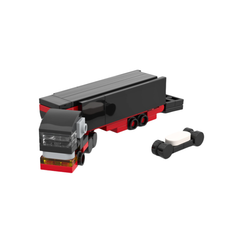 Small Car building blocks Buses Trucks, Earthmoving trucks Racing cars Transport vehicles Assembling small particles - 