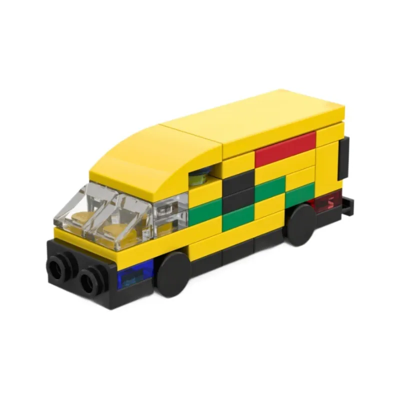 Small Car building blocks Buses Trucks, Earthmoving trucks Racing cars Transport vehicles Assembling small particles - 