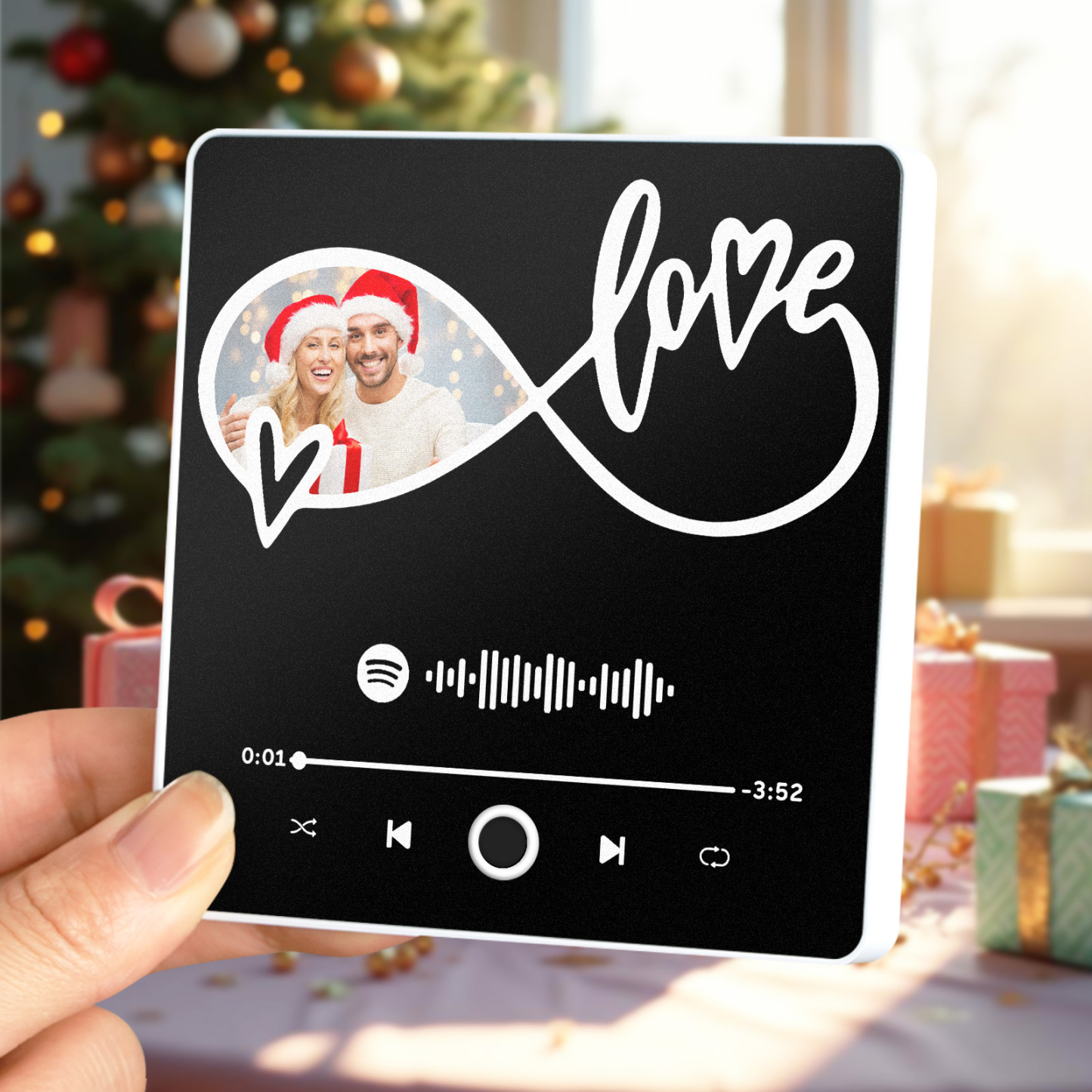 Personalized Music Fridge Magnet Customized Album Fridge Magnet Can Play Songs Christmas Gift
