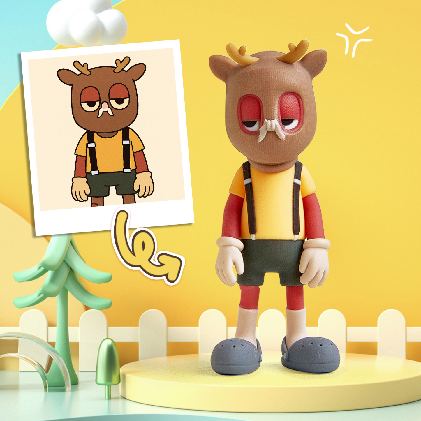 Custom 3D Action Figure From Your Photo Personalized Toy Figure Custom Action Figure Gifts For Him/Her - 