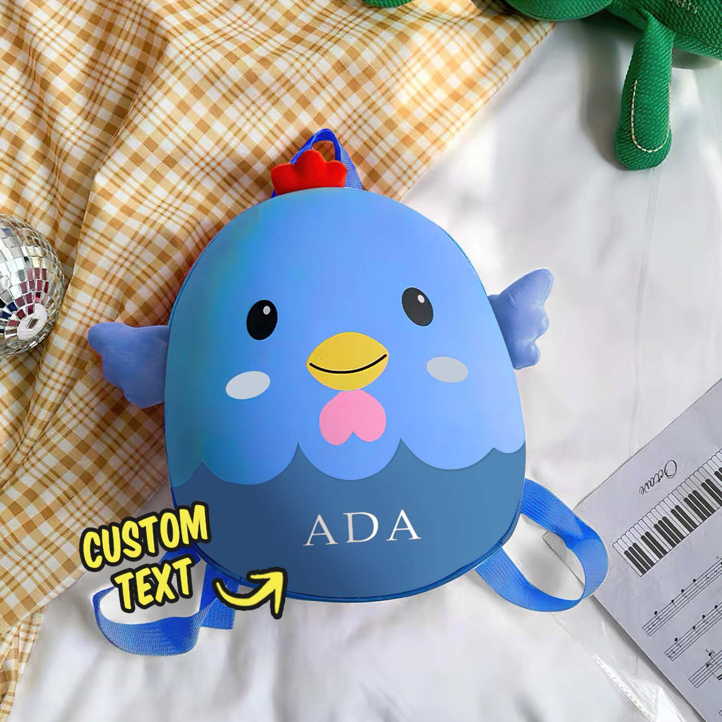 Toddler Bags Custom Name Kids Backpack Cartoon Book Bags For Boys Girls - 