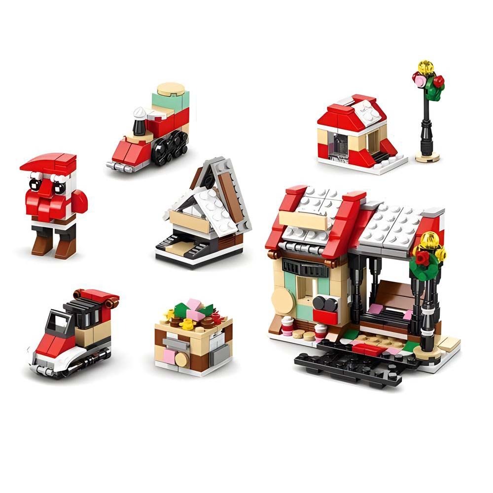 Christmas Brick Figures Surprise Blind Box 24 Calendar Countdown Gift Box Nutcracker Brick Figures Blind Box - minebrickau