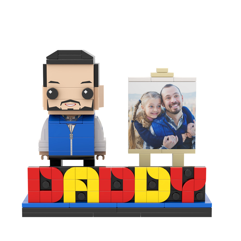 Gift for Dad Custom Brick Figures Perfect Gift Happy Father's Day - 