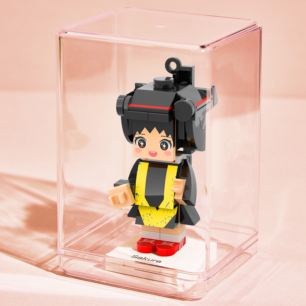 Custom Mini Brick Figures Full Body Customizable 1 Person Gift For Her Graduation Gift - 