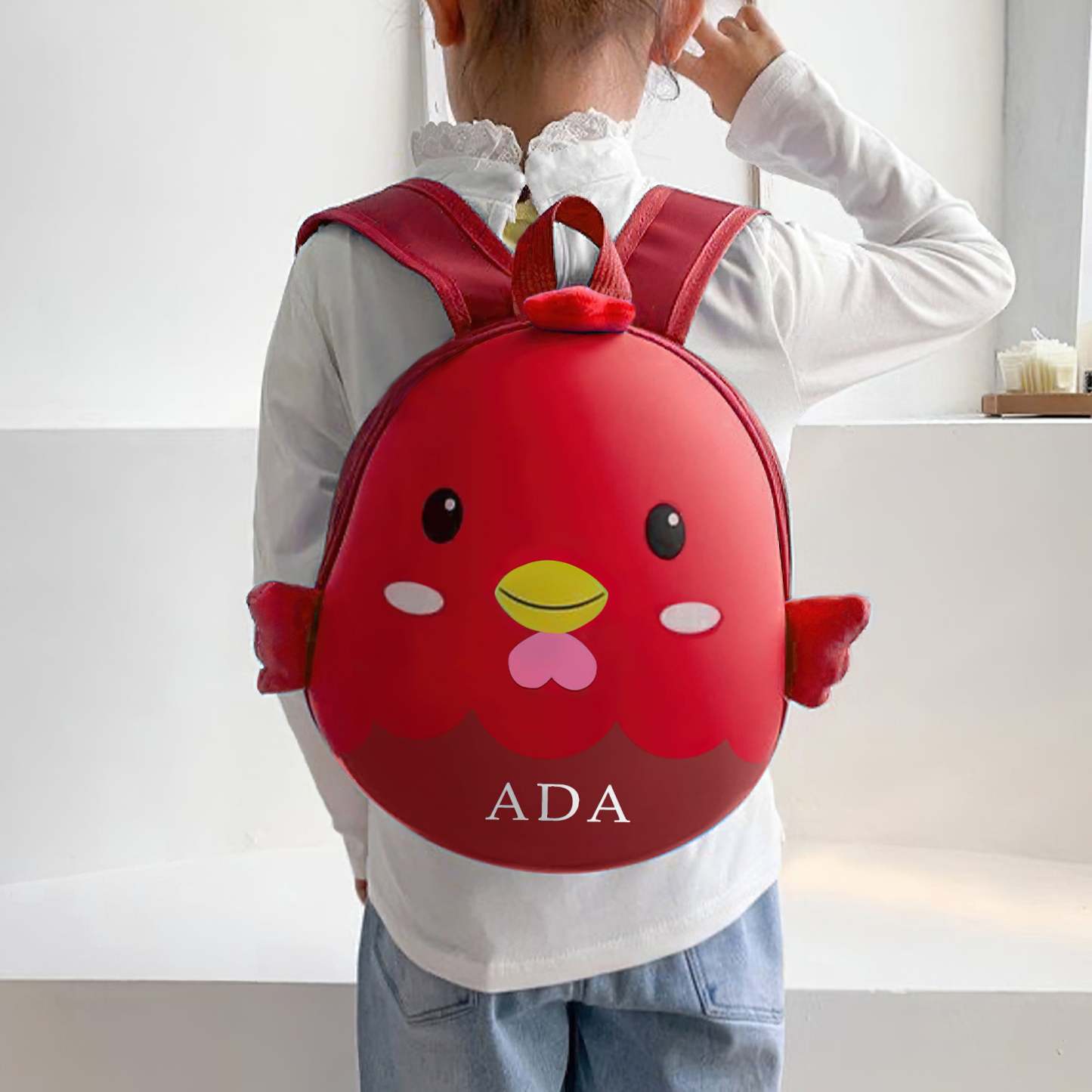 Toddler Bags Custom Name Kids Backpack Cartoon Book Bags For Boys Girls - 