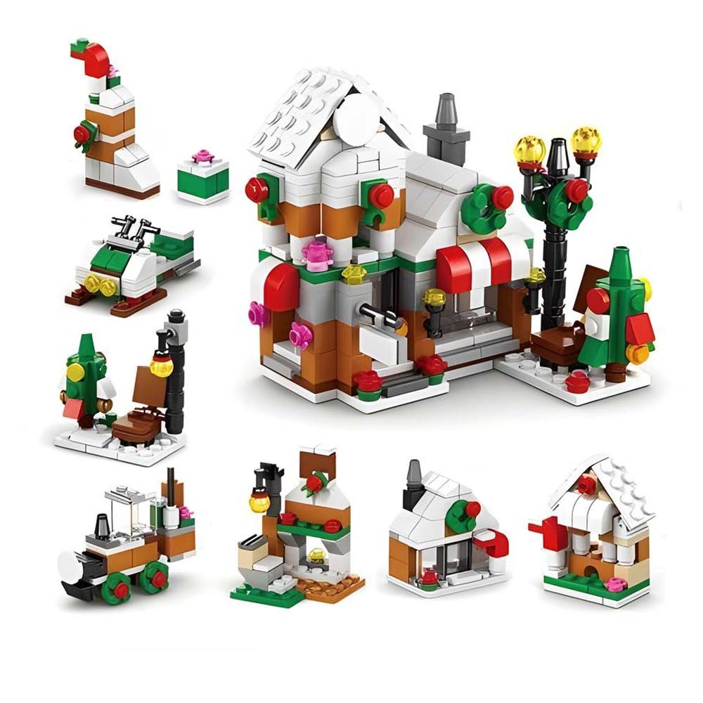 Christmas Brick Figures Surprise Blind Box 24 Calendar Countdown Gift Box Nutcracker Brick Figures Blind Box - minebrickau