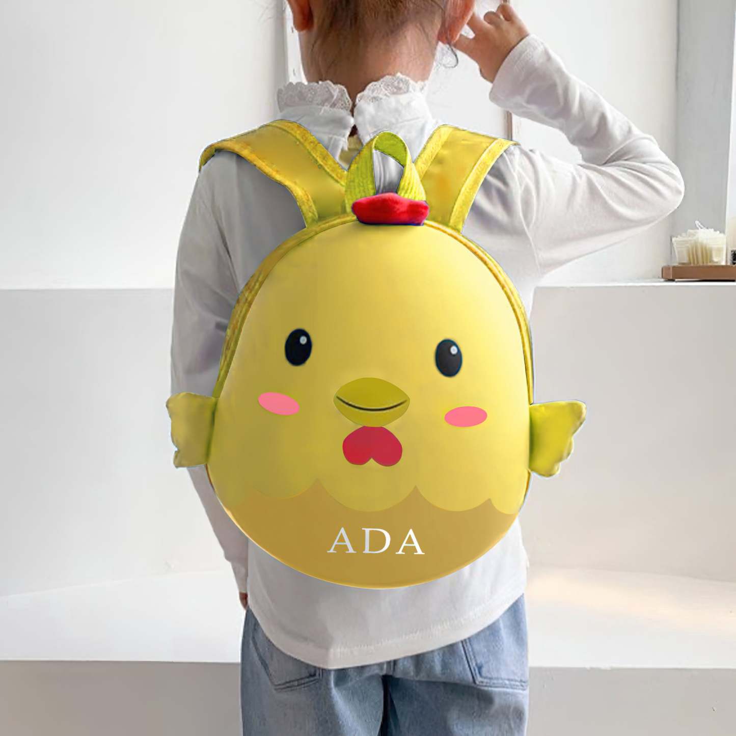 Toddler Bags Custom Name Kids Backpack Cartoon Book Bags For Boys Girls - 
