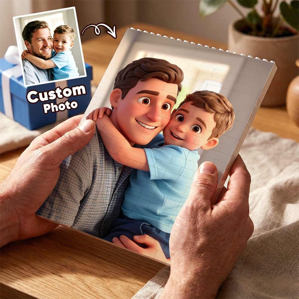 Build Your Own Photo Puzzle Frame A Meaningful Father’s Day Gift to Show Dad Your Gentle Love - 