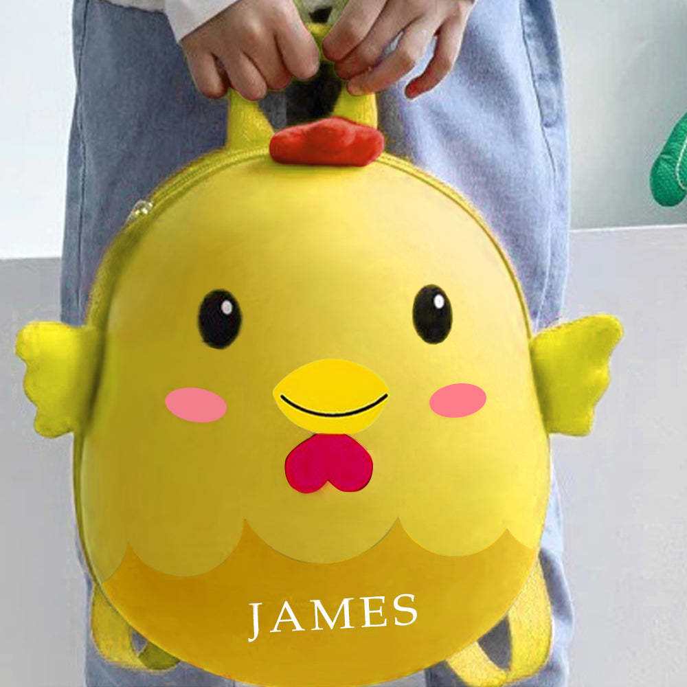 Toddler Bags Custom Name Kids Backpack Cartoon Book Bags For Boys Girls - 