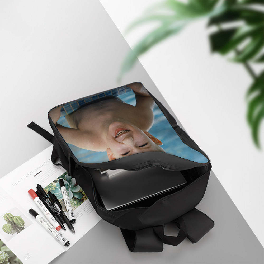 Back To School Gifts For Chirldren Custom Backpack, Picture Backpack, Customized Backpack, Back to School Gift - 