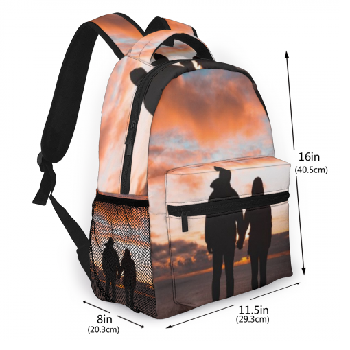 Back To School Gifts for Kids Custom All Print Photo BackPack Personalized Photo Backpack - 